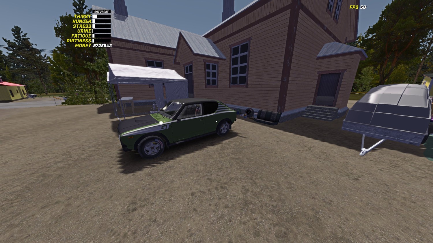My Summer Car: SaveGame (the car is ready for the rally, there is food in the house)