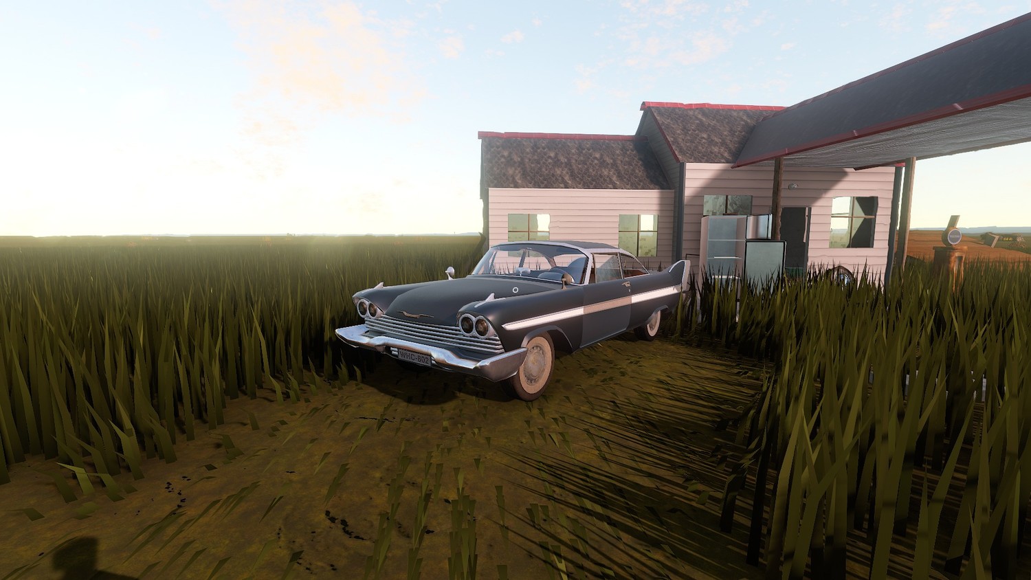 The Long Drive: SaveGame (black Plymouth Fury in good condition)