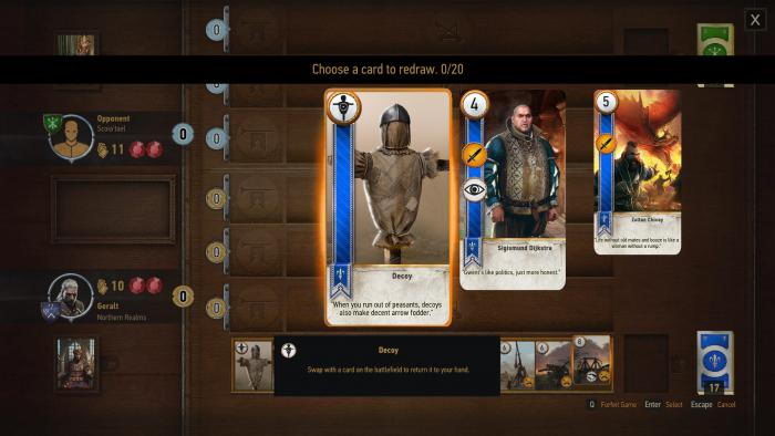 The Witcher 3: Wild Hunt - Cheat-Mode (Shift cards gwent)